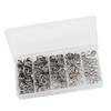 200Pcs Fishing Split Rings Fishing Swivels Stainless Steel Rings Double Flattened Split Rings Fishing Connector Rings