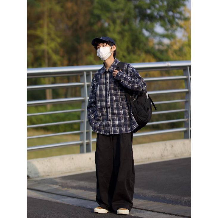 2024 Letter Long Sleeve Shirt Japanese Hong Kong Style Ins Loose Shirt Boys Summer Trendy Versatile Casual Coat