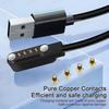 VAORLO 4 Pin 60CM Magnetic Charging Cable Suitable For New X7 Headset DGS10 Bone Conduction Bluetooth Sports Wwimming Headphones