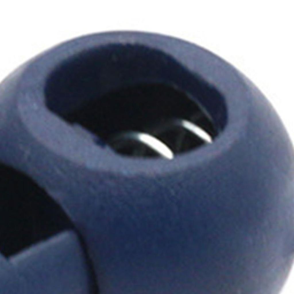 Spring Cord Lock Single Hole End Round Fastener Buttons Slider Toggle Stopper for Backpack Shoelace Sportswear