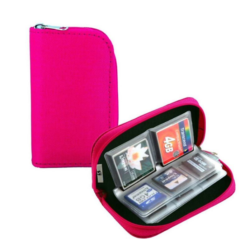 Memory Card Storage Bag Carrying Case Holder Wallet 22 Slots for CF/SD/Micro SD/SDHC/MS/DS Game Accessories memory card box