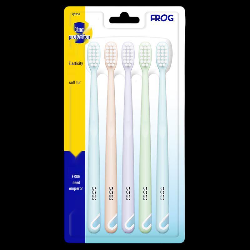 

FROG Adult Soft Bristle Toothbrush 5-Pack