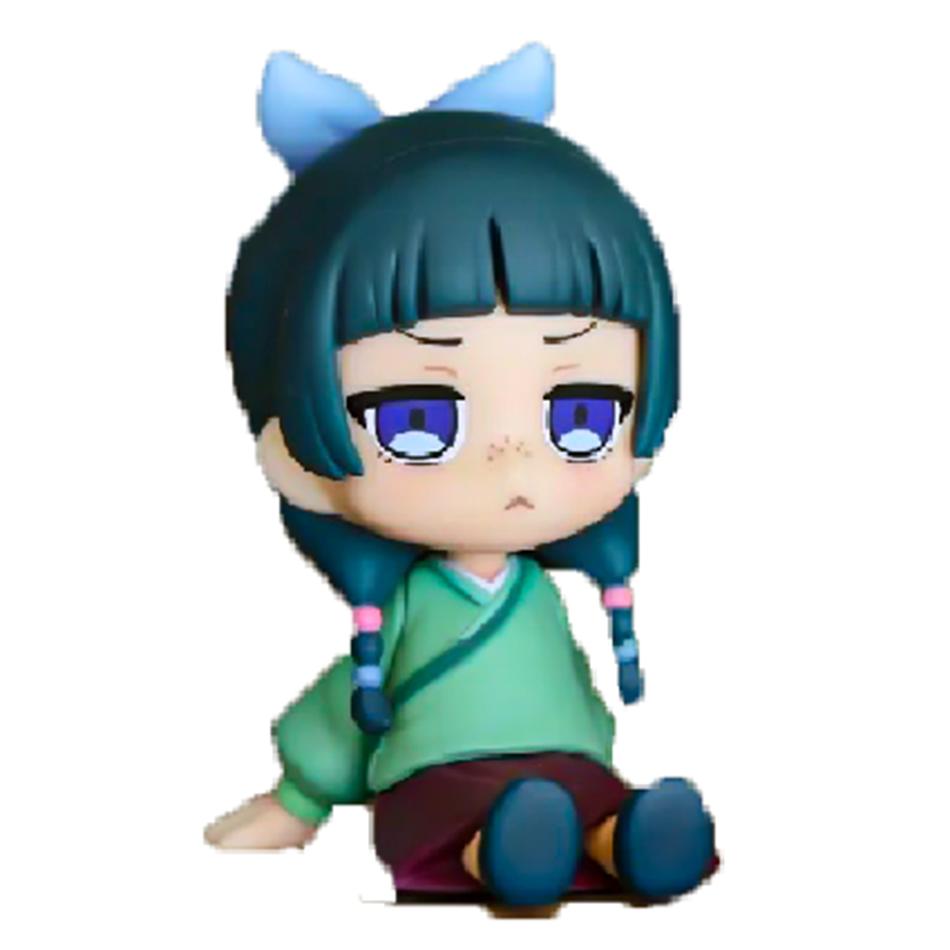 New The Apothecary Diaries Maomao Jinshi Mini Figure Anime Periphery Kawaii Sitting Toys Desktop Car Ornaments Model Gifts