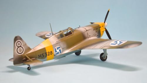 Drawnings 1/48 Morane-Saulnier MS.406C.1 Finnish Ace Pilot Plastic Model DWS48057 (Airplane)