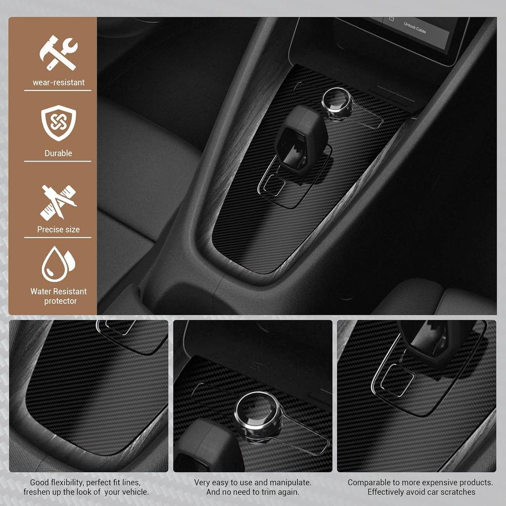 YEE PIN Polestar 2 Center Panel Cover Gear Shift Panel Polestar 2 Protector Polestar 2 Center Gear Shift Panel Cover for Polestar 2 Accessories 2026