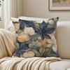 Colorful Fallen Leaf Pattern Pillow Case Organic Short Plush Cushion Covers Breathable Washable WrinkleResistant