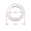 Car Ignition Start Button Cover Key Ring Key Hole Sticker Trim for Nissan X-trail Xtrail Rogue T32 Qashqai J11 Murano Teana