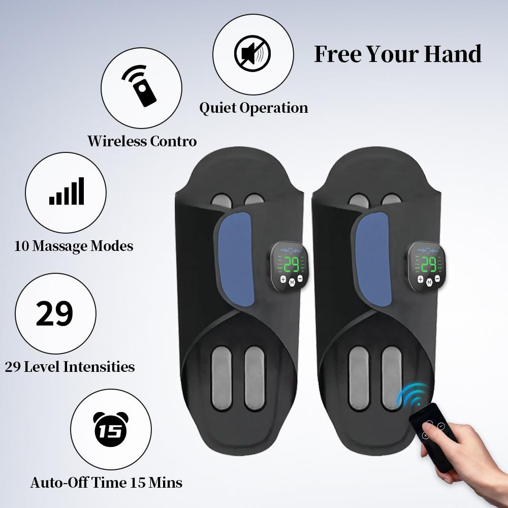 Electric Foot Massager Shoe EMS Pad Muscle Stimulation Massage Foot Relaxation Foot Spa Machine Feet Massager Tools Circulation