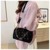 Mode süße Mädchen Kissen Tasche einfache lässig Cord Schultertasche
