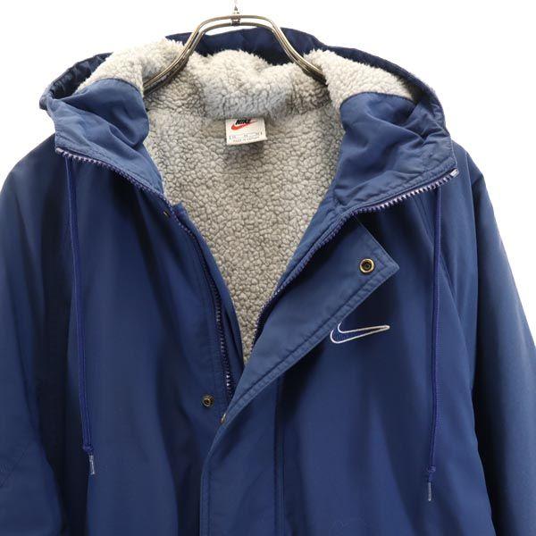 Nike 90s 00s White Tag Old Bench Coat M Blue Sports Men's Used