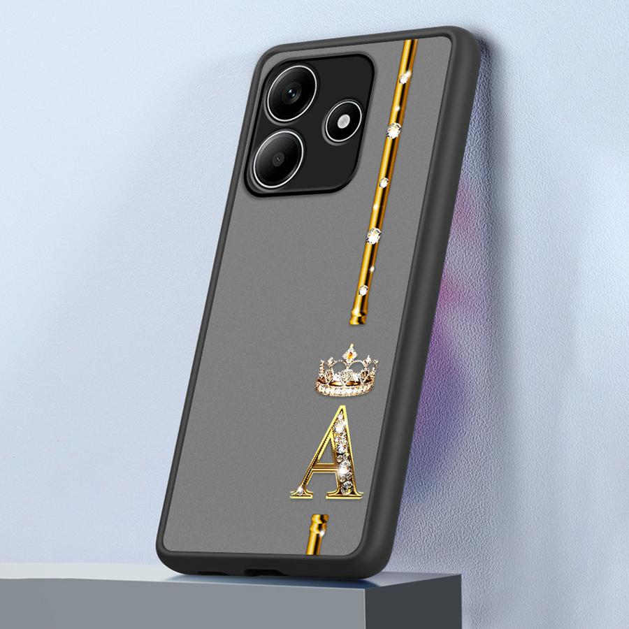 

Чехол-книжка с принтом Королева Король Алмазная Корона для Xiaomi Redmi Note 14 11 10 14C 13 Pro Plus 9S 13C A4 12 Funda Задняя крышка телефона Redmi Note 13 4G