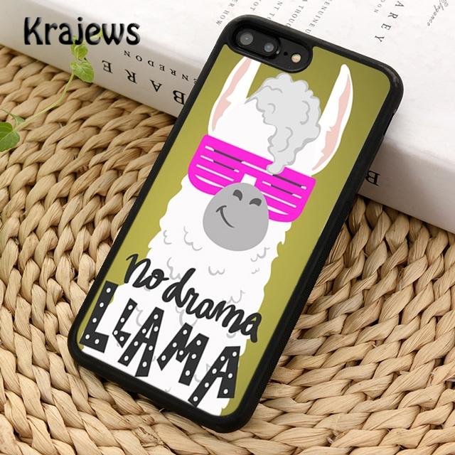 Krajews no drama llama lama Soft Phone Case Cover For IPhone 18 17 Air 16 15 14 plus 11 12 13 pro max Plus coque Fundas