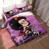 Kawaii Anime Mafalda Bedding Set 3D Printed Suitable For Bedroom Duvet Cover Set With Pillowcases Kids Home Textile
