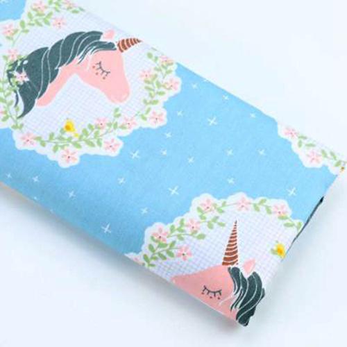 50*160cm Needlework The Cloth Fabric Tissues Knitted For Sewing Cachetextile Fabric Meterflowers Unicorn Pony