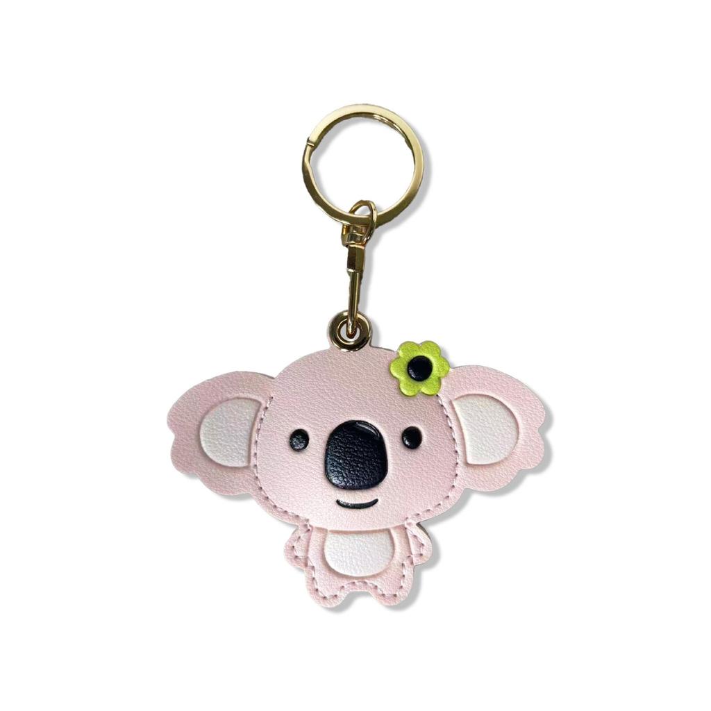 Koala-Leder Airtag-Hülle Schlüsselanhänger: Süßer Ausweishalter & Rucksackanhänger Geschenk
