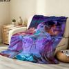 Melanie Martinez Print Flannel Blanket, High quality Comfortable for All Seasons, Home Decor, Warmth and Comfort, Perfect for Christmas Gifts