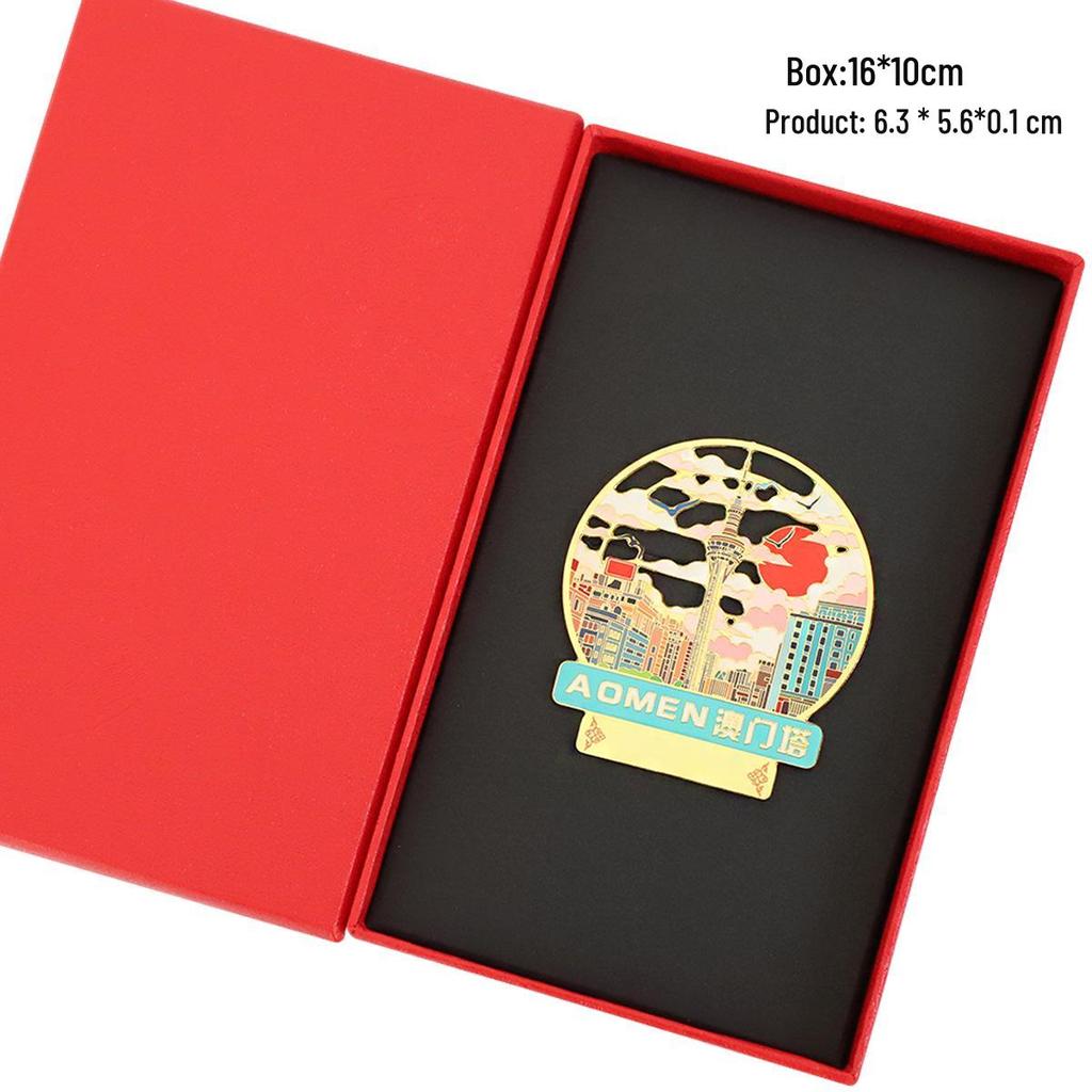 Macau Kultureller Metallmagnet: Wynn Palace, Ruinen von St.. Pauls, St. Dominics Kirchen-Souvenir