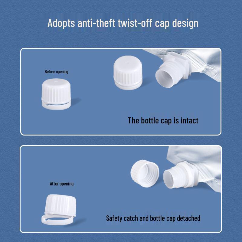 Aluminum Foil Spout Pouch for Liquids: Stand-Up Bag for Soup, Soy Milk, and Sauces