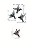 PC Metal Hummingbird Wall Art, Minimalist Iron Bird Decor for Home & Holiday Gifts