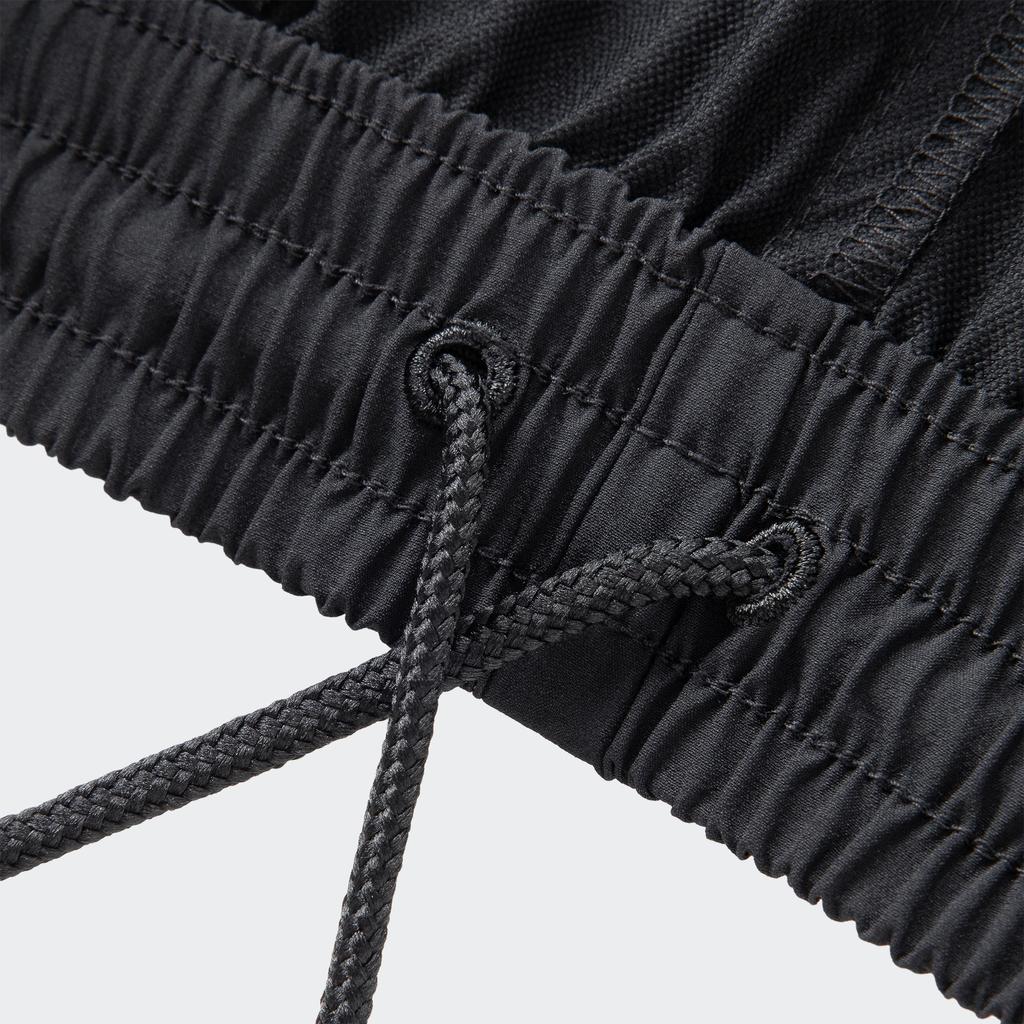 Adidas Originals TP Oversized Zip Off Loose Striped Casual Pants Unisex Pants Black KA2760