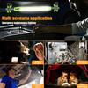 High Lumen Rechargeable LED Work Light for Car Emergency Repair Powerful Magnetic Flashlight with Hooks and Magnetic Base