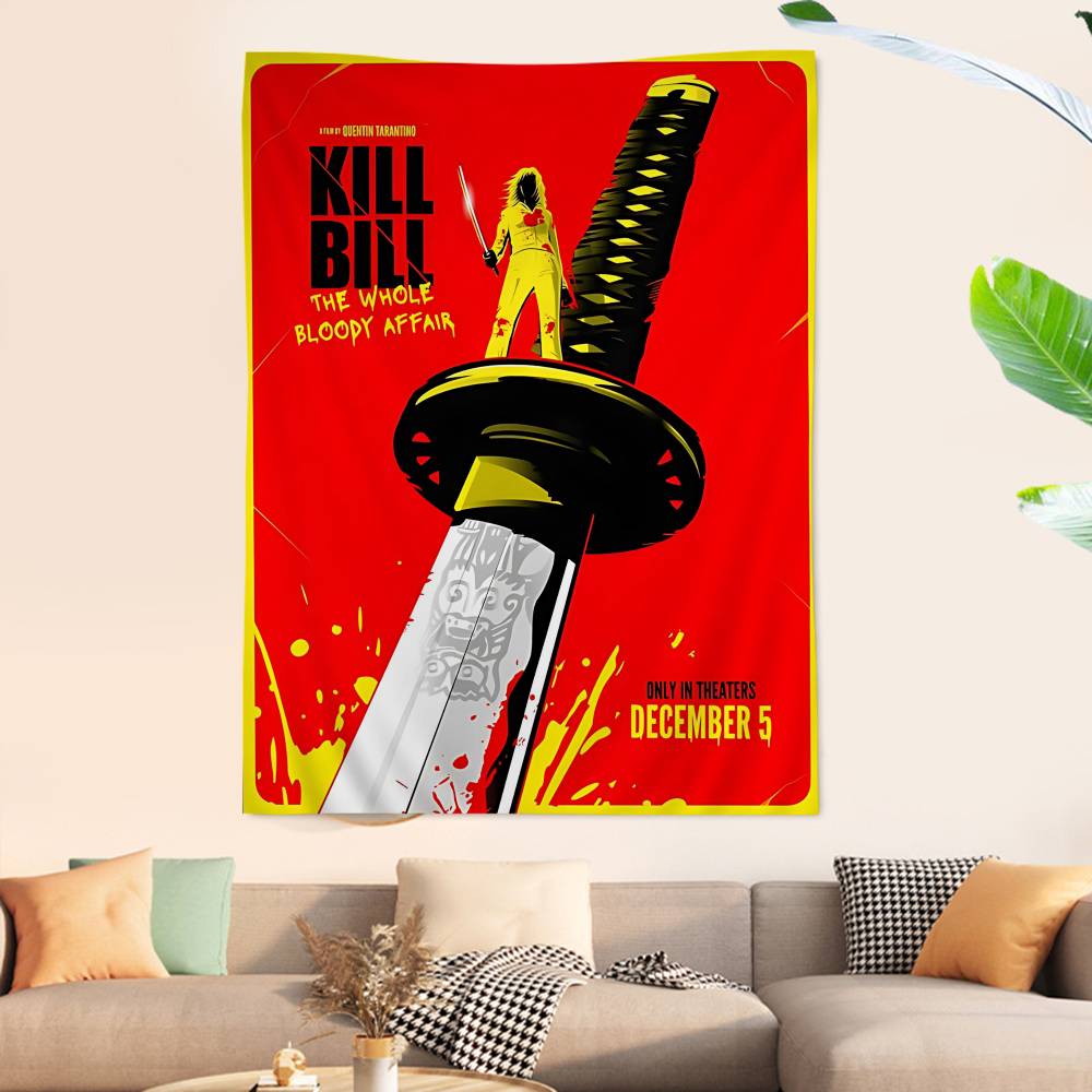 Movie K-Kill Bill Hippie Wall Hanging Tapestries Bohemian Wall Tapestries Mandala INS Home Decor