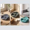 Meditation Cushion Supportive Floor with Contoured Shape Non-Slip