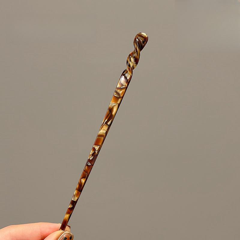 Ancient Style Acetate Hairpin: Chinese Fashion Qipao Hanfu Accessory