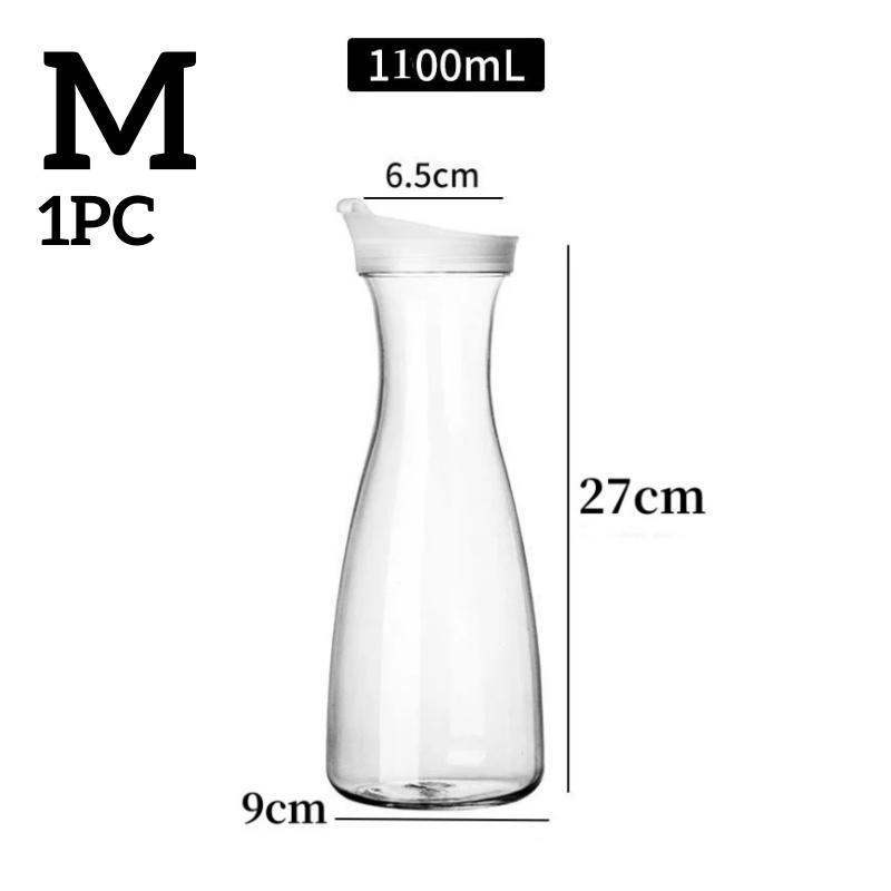 1/3pcs Large Capacity Water Jug Beverage Juice Container With Lid for Cold Drinks Fridge Plastic Water Pot Home Iced Tea Kettle