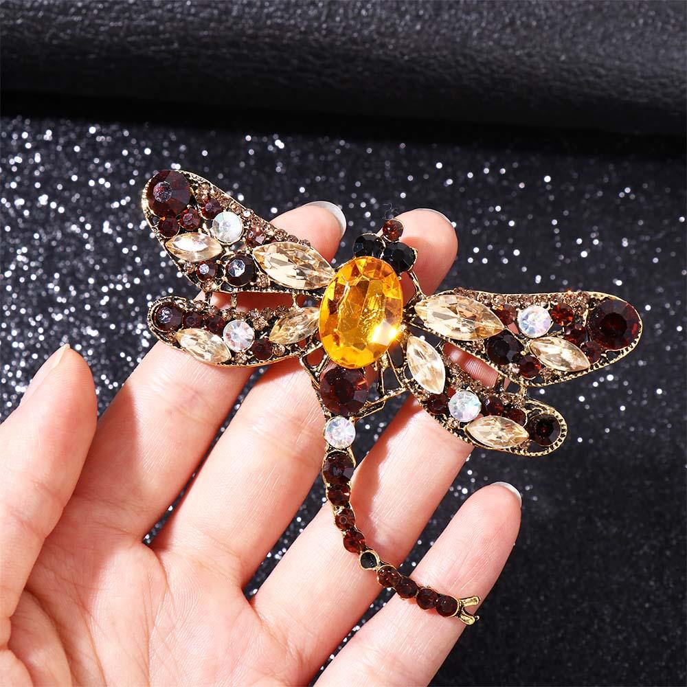 Wings Boys Luxury Sense Women Brooch Clothes Accessories Korean Style Badge Dragonfly Brooch