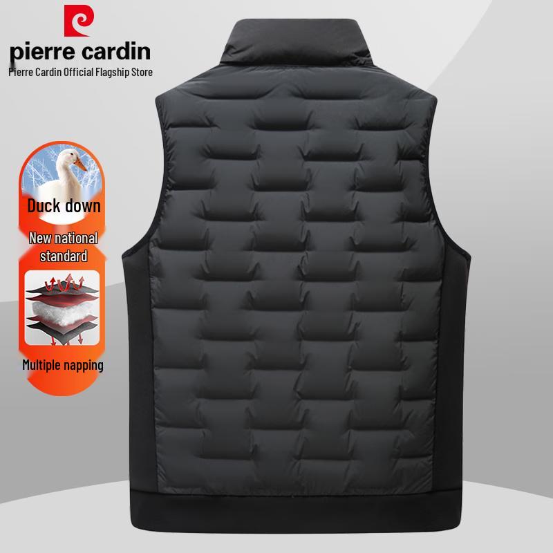 Pánská lehká péřová vesta Pierre Cardin se stojáčkem