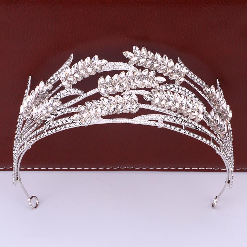 Luxurious and Fashionable Bridal Crown Wedding Dress Style Photo Crown Super Sparkling Rhinestone Tiara
