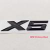 NEW 3D ABS Car Styling Logo X3 X5 Rear Trunk Badge Sticker Emblem Decals For BMW X3 X5 Auto Tail Accessories MA6