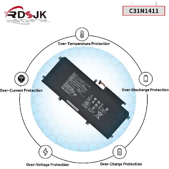 C31N1411 Laptop Battery for ASUS ZenBook U Series UX305 UX305F UX305C UX305CA UX305FA UX305FA-USM1 U305 U305L U305F U305CA U305LA U305FA U305FA5Y10