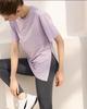 FORMATIVE Side Slit Short Sleeve Fmst403_Powder Lilac