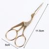 Classic Stork Nail Art Crane Embroidery Cutters Scissors Shears Tailor Scissors Sewing Tool