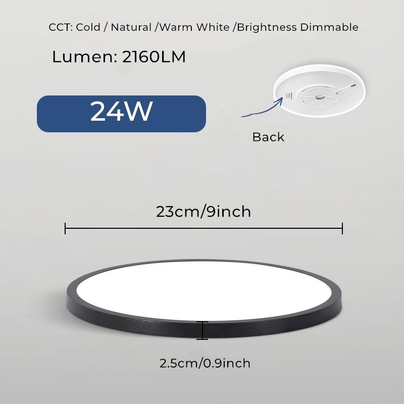 Kulaté LED stropní světlo led světla pro pokojovou ložnici Stropní lampy Svítidlo Ultratenké LED stropní světlo pro obývací pokoj