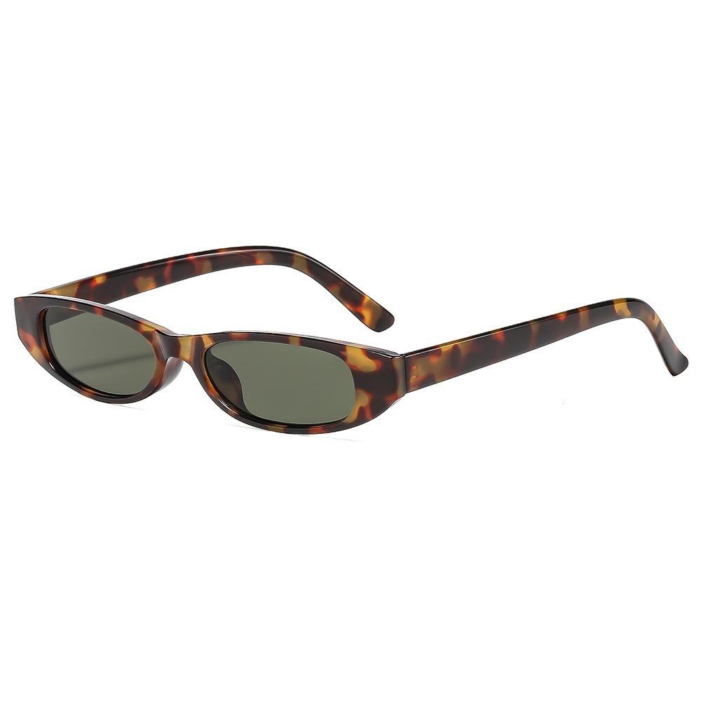 Vintage Small Frame Sunglasses For Men Women Niche Trendy Oval Candy Colored Glasses Fashion Outdoor Sunscreen Shades UV400