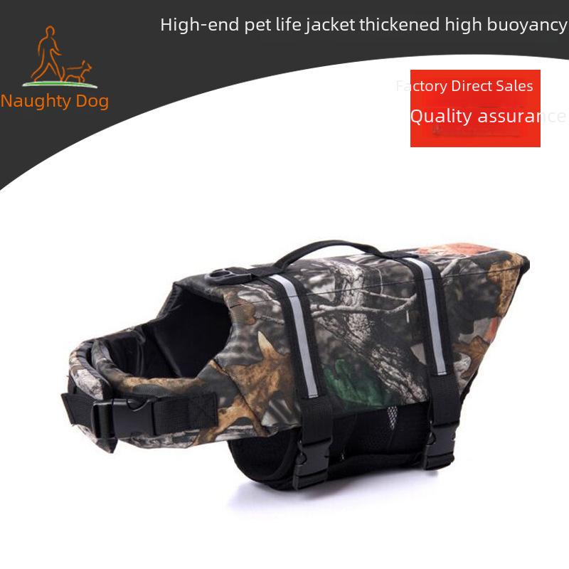 European & American Pet Swimsuit: Dog Safety Vest & Life Jacket for Large Dogs