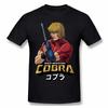 Cobra Space Adventure Retro Vintage Manga T Shirt Oversized Cotton Crewneck Custom Short Sleeve T-shirt - Men's Summer Cotton...