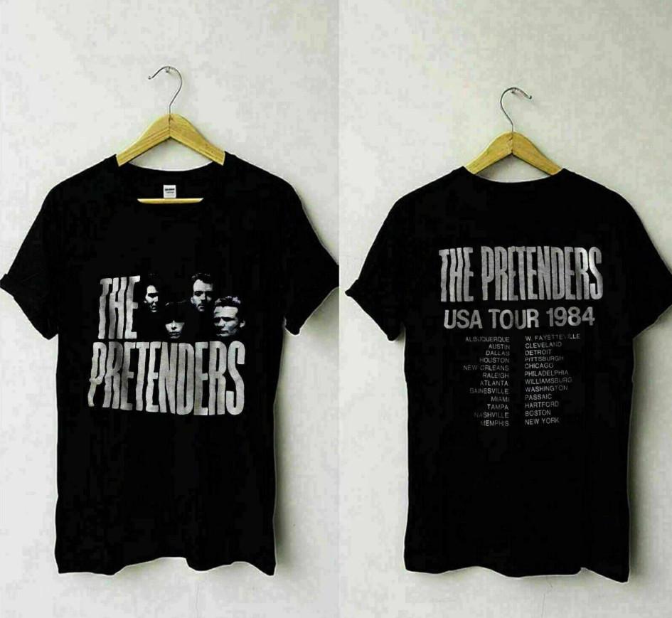 VINTAGE 1984 THE PRETENDERS USA TOUR T-shirt size S-5XL XXL