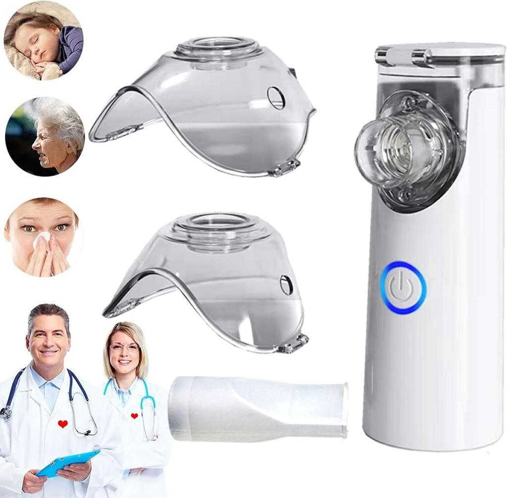 Inhalers, Portable Nebulizers, Children's and Adult Inhalers, Ultra-light and Ultra-quiet, Suitable for Both Outdoor and Home Use