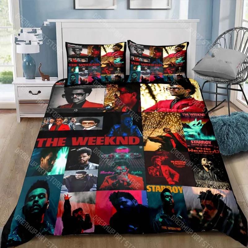 Xo The Weeknd All Season Twin Bedding Set 3 Piece Comforter Set Bed Duvet Cover Double King Bedding Set