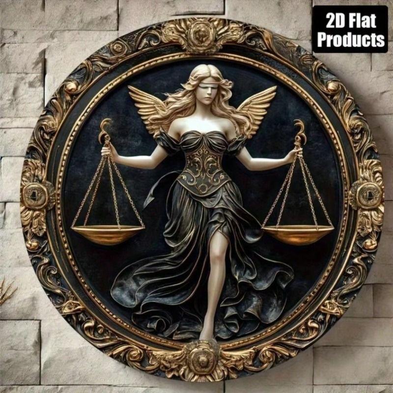 Retro Metal Wall Art Sign Home Decor 20x20cm