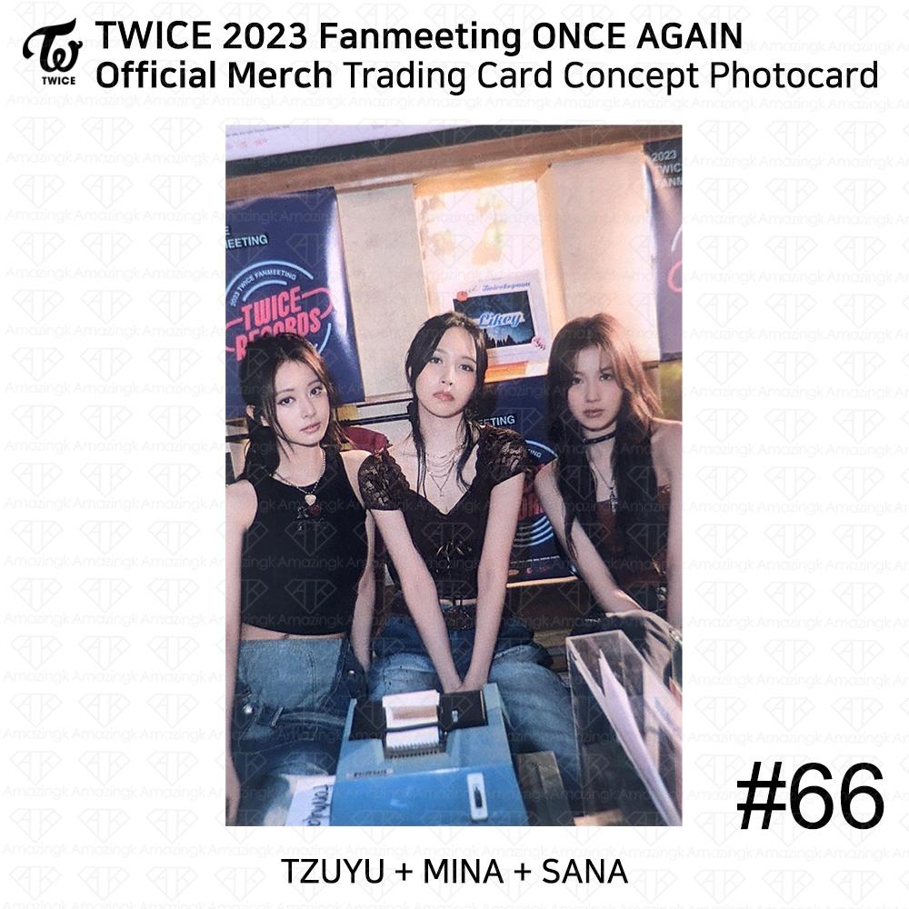 

TWICE 8-летие ONCE AGAIN Фан-встреча Всплывающая карточка с коллекционной карточкой MD Unit - #66