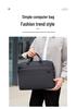 Large Capacity Fashionable Business Laptop and Document Shoulder Bag