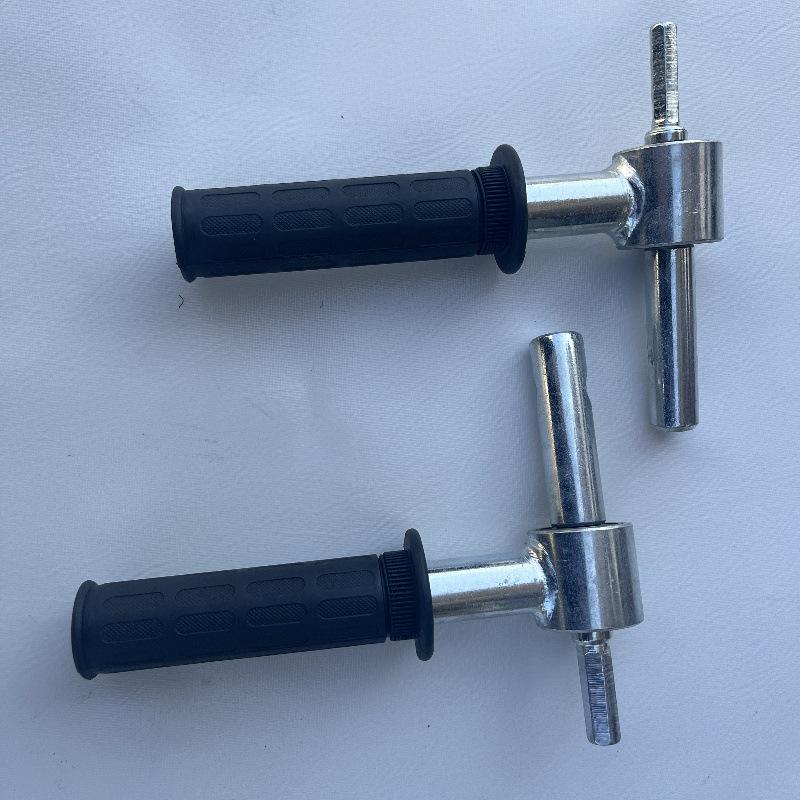 Ice Drill Accessories: Electric Drill Hex Adapter with Handgrip and Hand Crank Conversion Head, 20mm