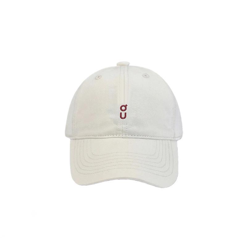 Letter Embroidered Baseball Cap Women'S Spring And Summer Hat Sunshade Peaked Cap Tide Shows Small Face