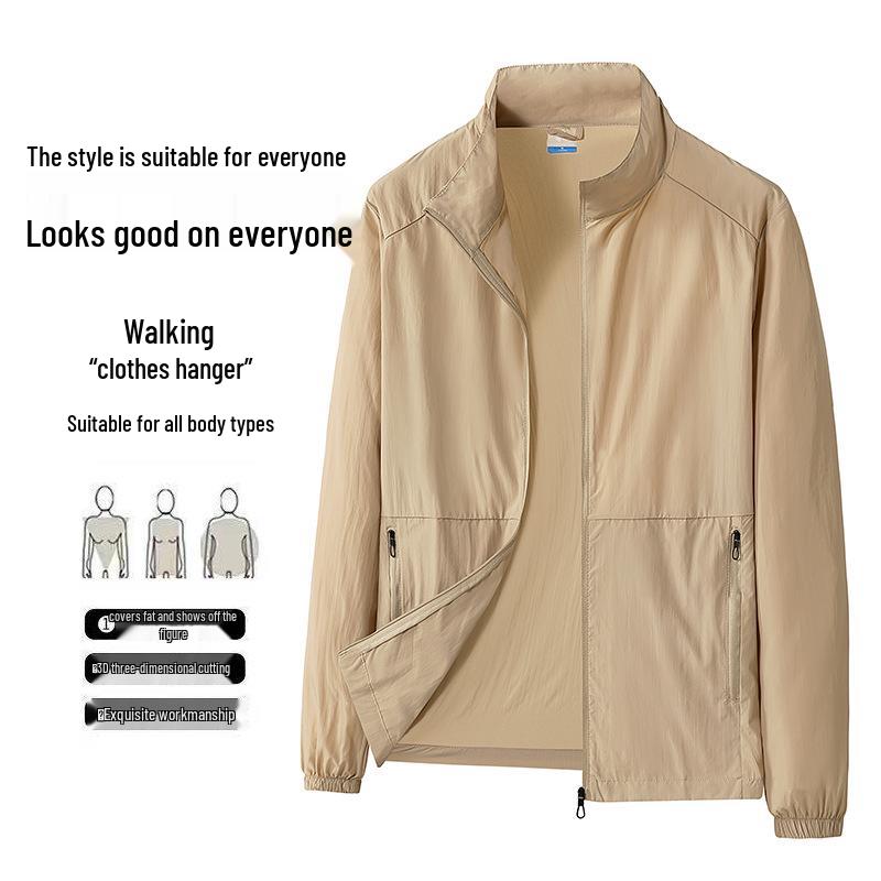 UPF 50+ Breathable Anti-UV Ice Silk Summer Outerwear for Women and Men