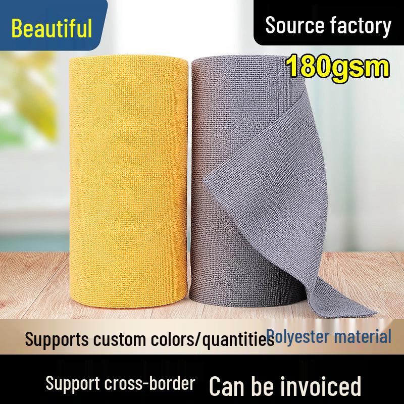 Multi-use Roll-Off Cleaning Cloth: Kitchen, Dishwashing, Floor Cleaning, Scouring Pad, Dry and Wet, for Easy Cleaning.